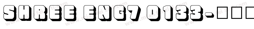SHREE ENG7 0133字体转换